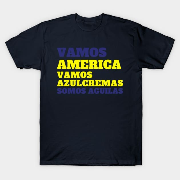 Vamos Azulcremas T-Shirt by Providentfoot